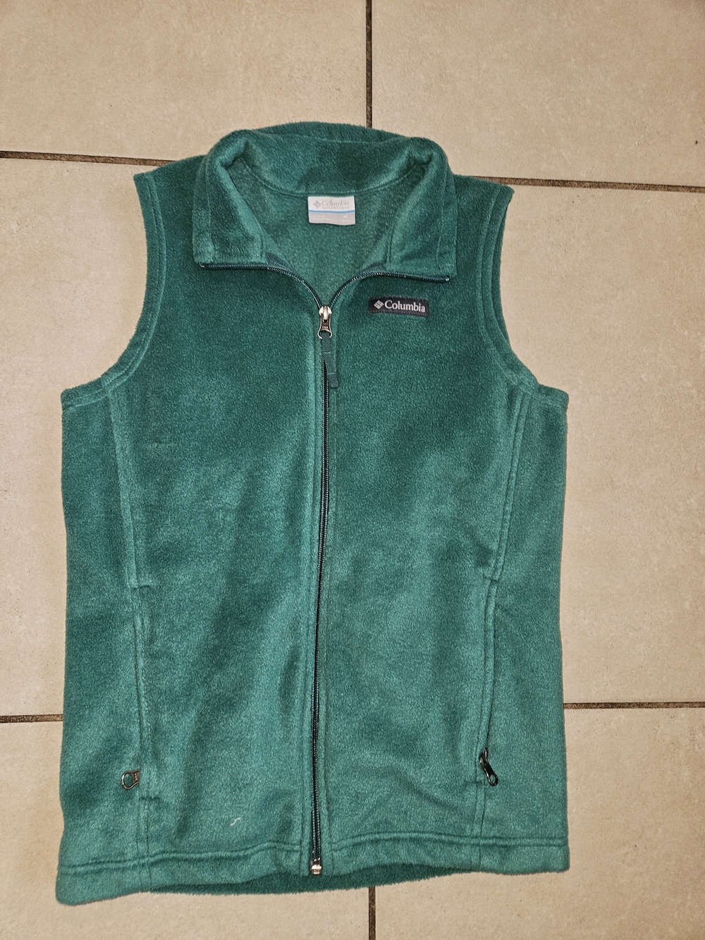 Columbia Kids' Green Fleece Vest - Lightweight Sleeveless Layer